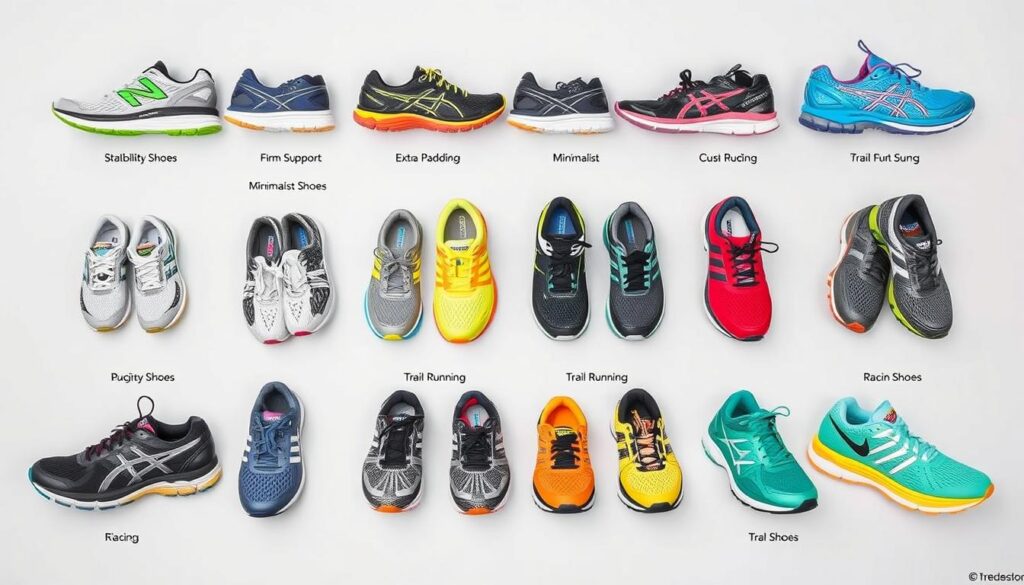 types of running shoes for different feet